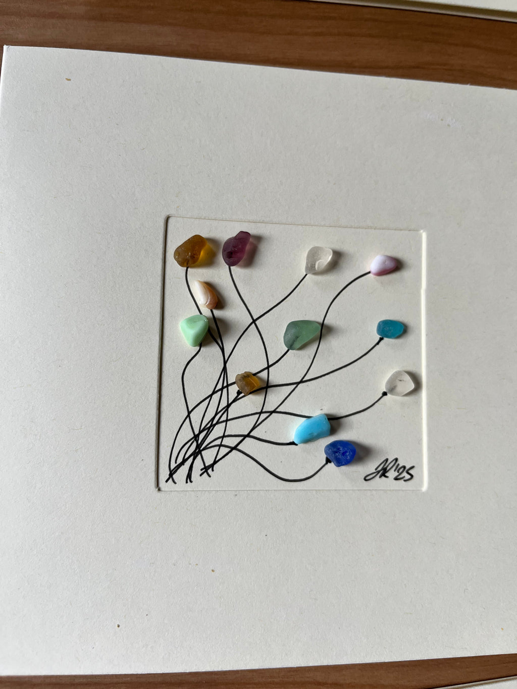 Abstract Colours Blank Card