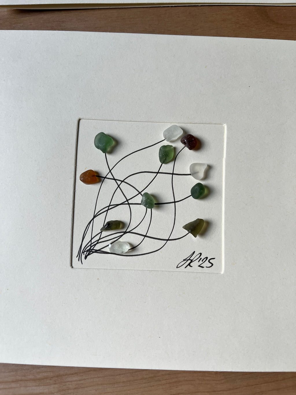 Abstract Colours Blank Card