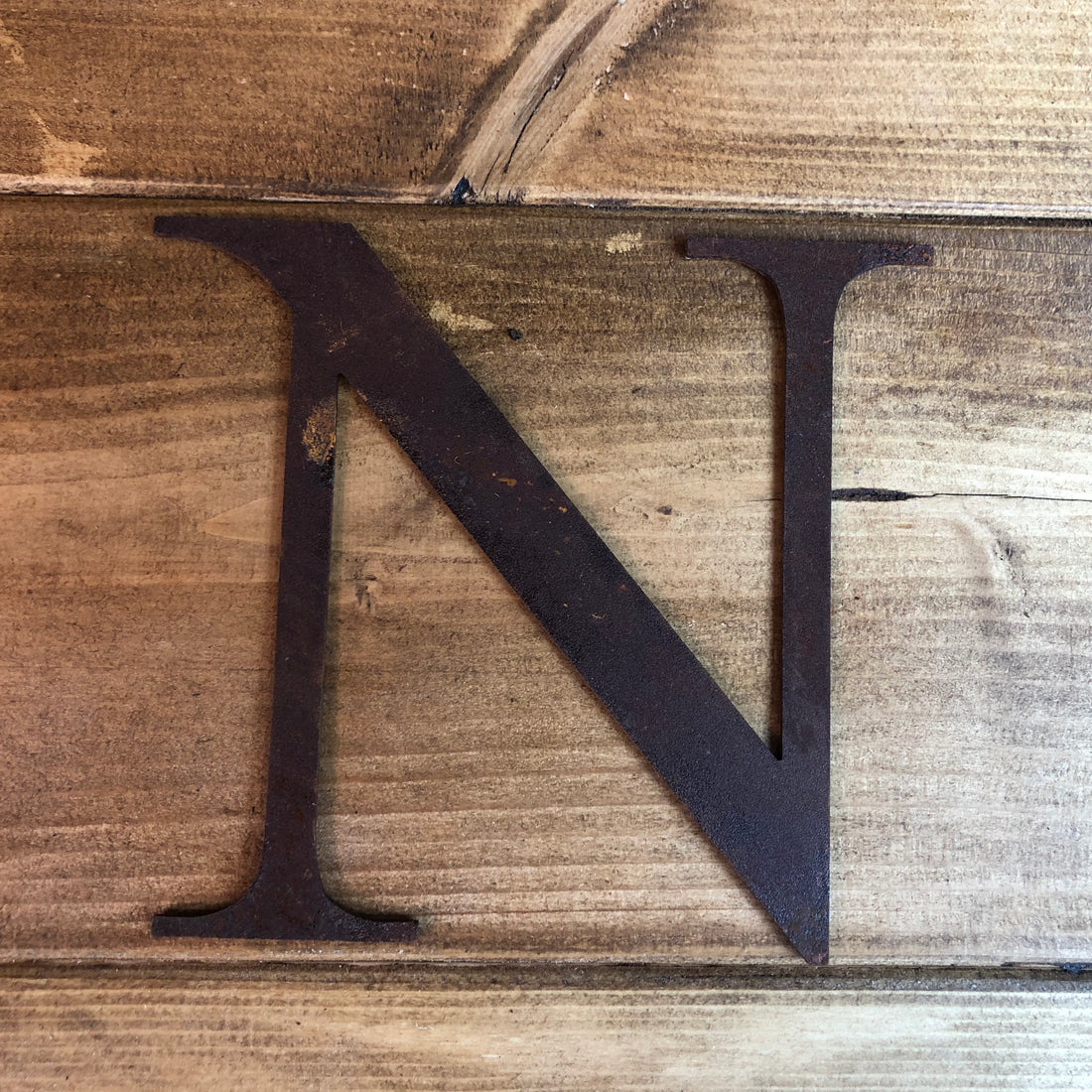 Classic Rusty Metal Letters 5" And 12" A-Z 0-9 Rustic Signs For The Home And Garden