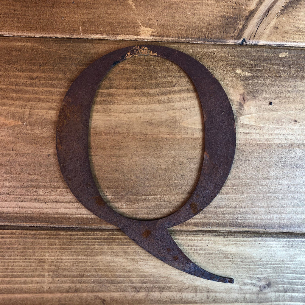 Classic Rusty Metal Letters 5" And 12" A-Z 0-9 Rustic Signs For The Home And Garden