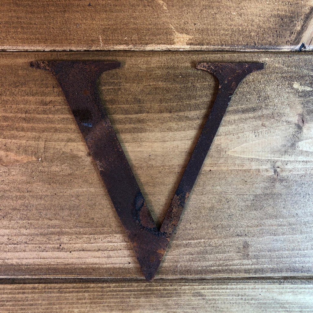 Classic Rusty Metal Letters 5" And 12" A-Z 0-9 Rustic Signs For The Home And Garden
