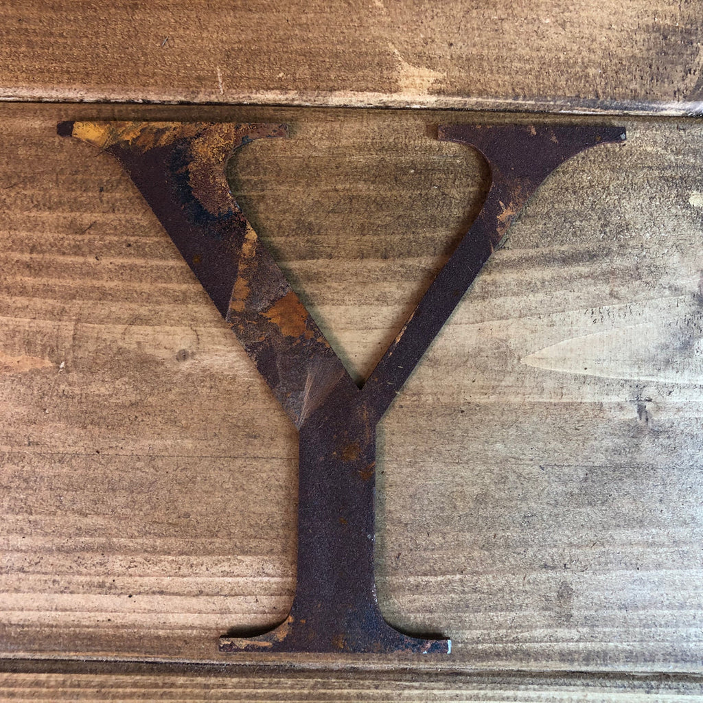 Classic Rusty Metal Letters 5" And 12" A-Z 0-9 Rustic Signs For The Home And Garden