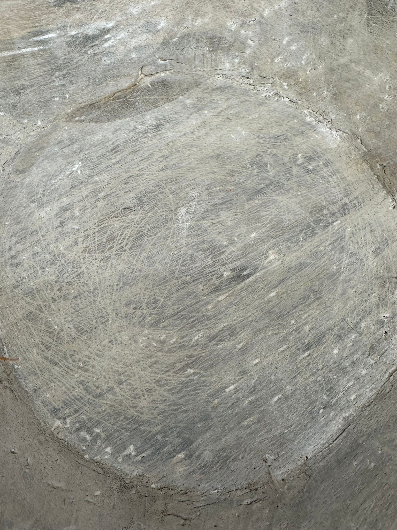 Vintage Bleached Wooden Serving Bowl / Fruit Bread Antipasti Cheese Board Tray