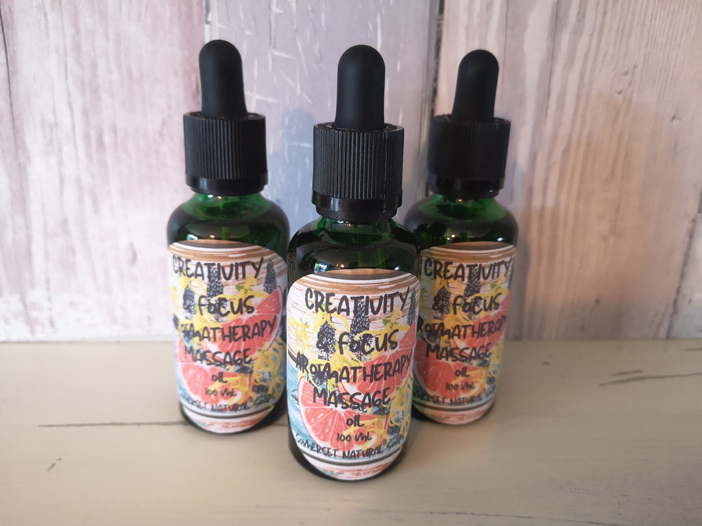 Aromatherapy massage oil Creativity & Focus