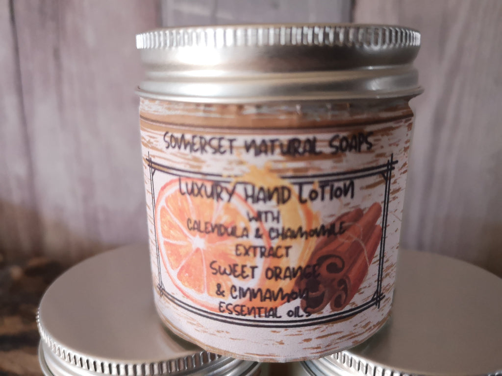Sweet Orange & Cinnamon Luxury Hand Lotion