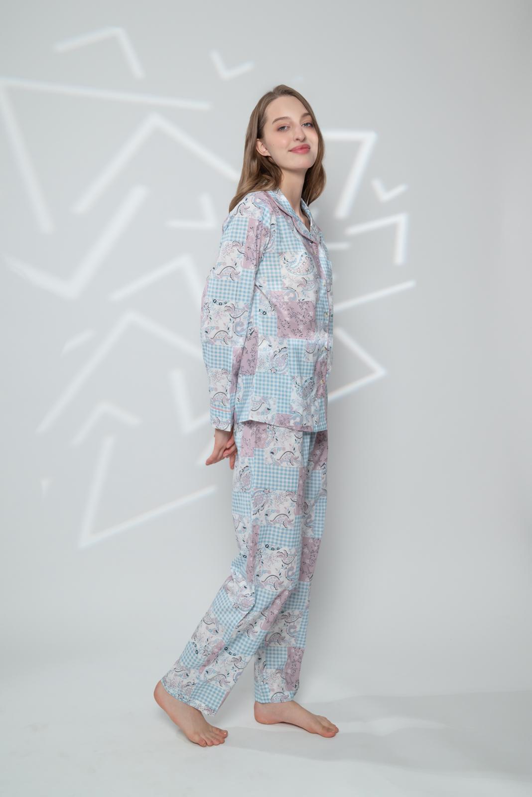 Cotton Candy Pyjamas in Gingham and Paisley