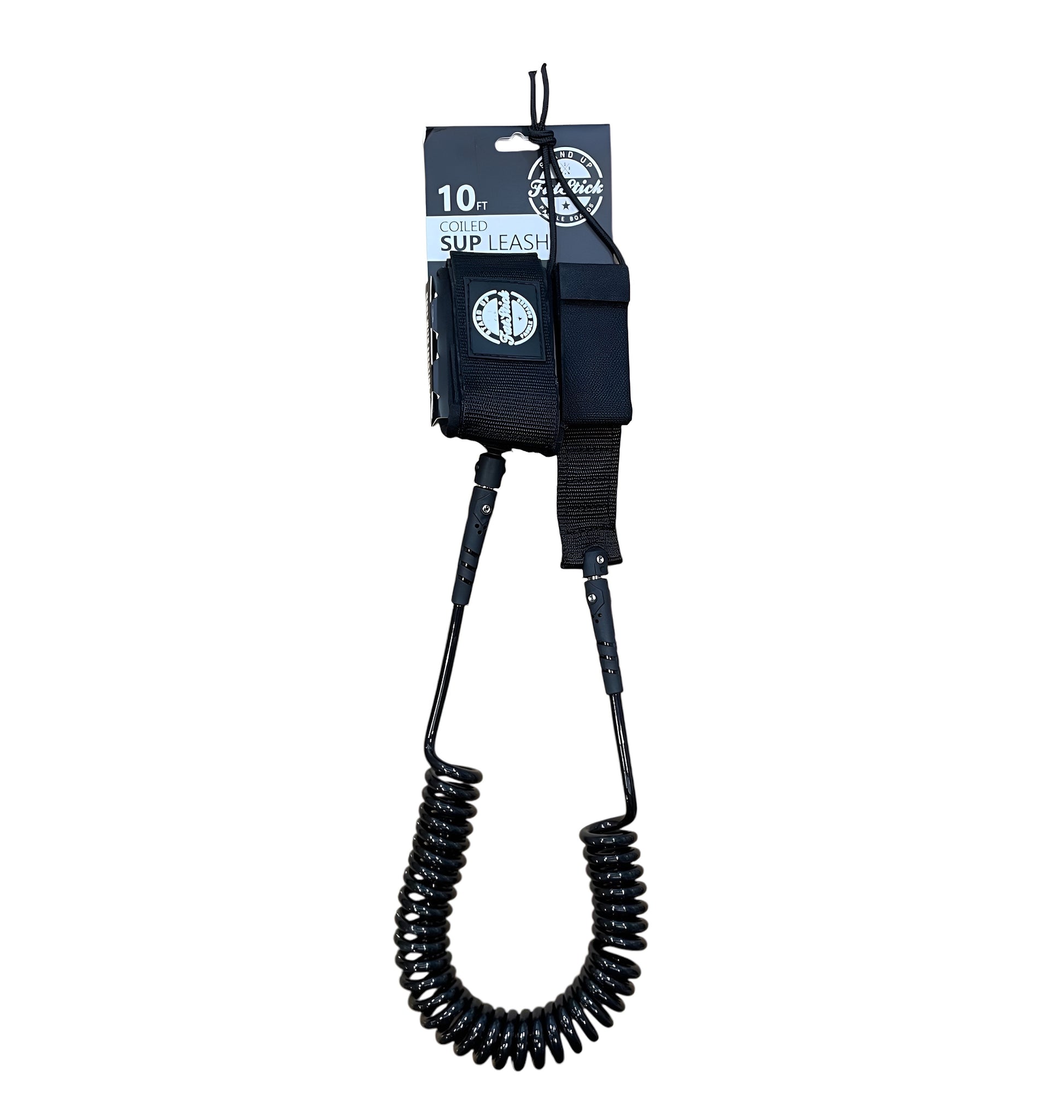 10 Foot Coiled SUP Paddle Board Ankle Leash