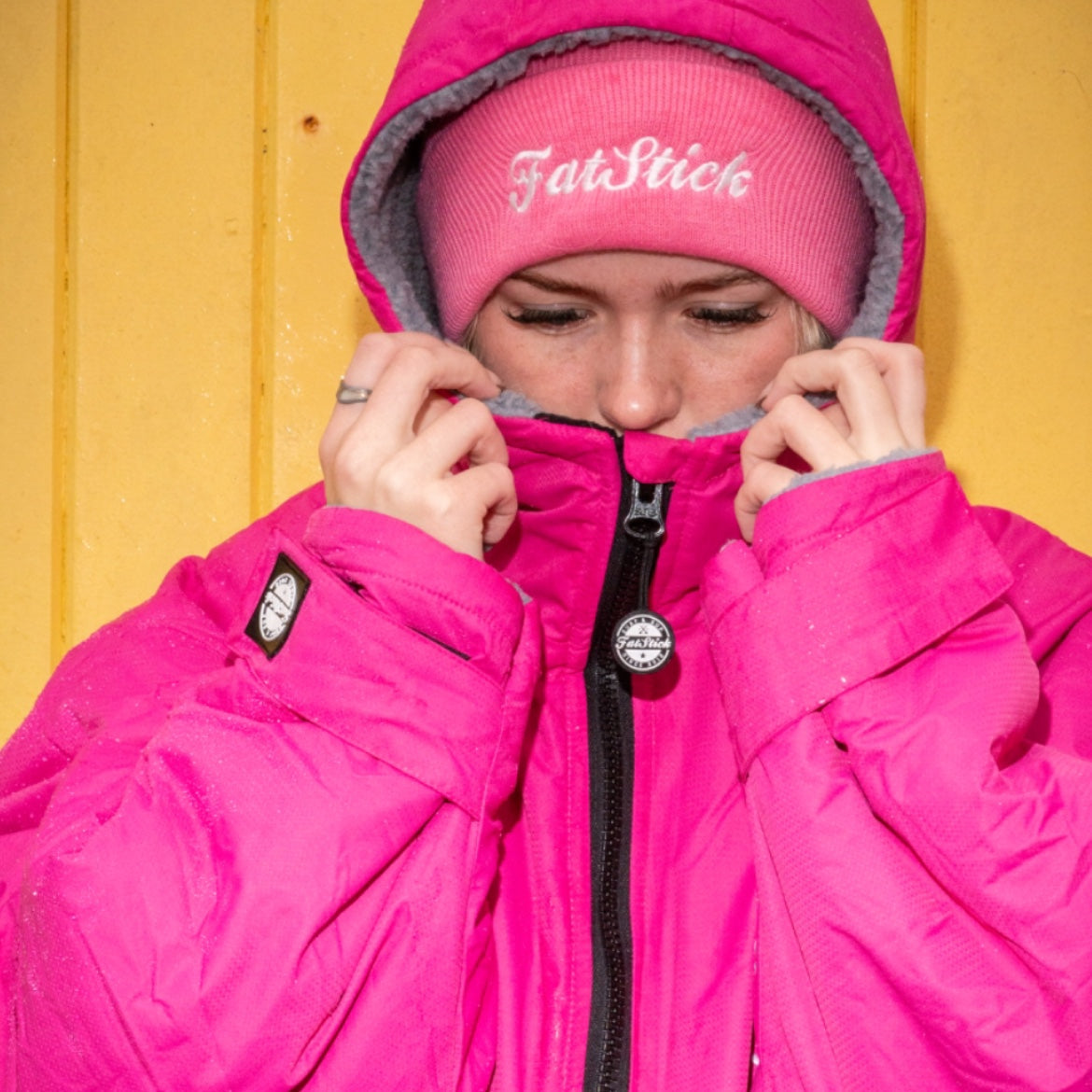Waterproof Changing Robe with Free Beanie in Recycled Fleece