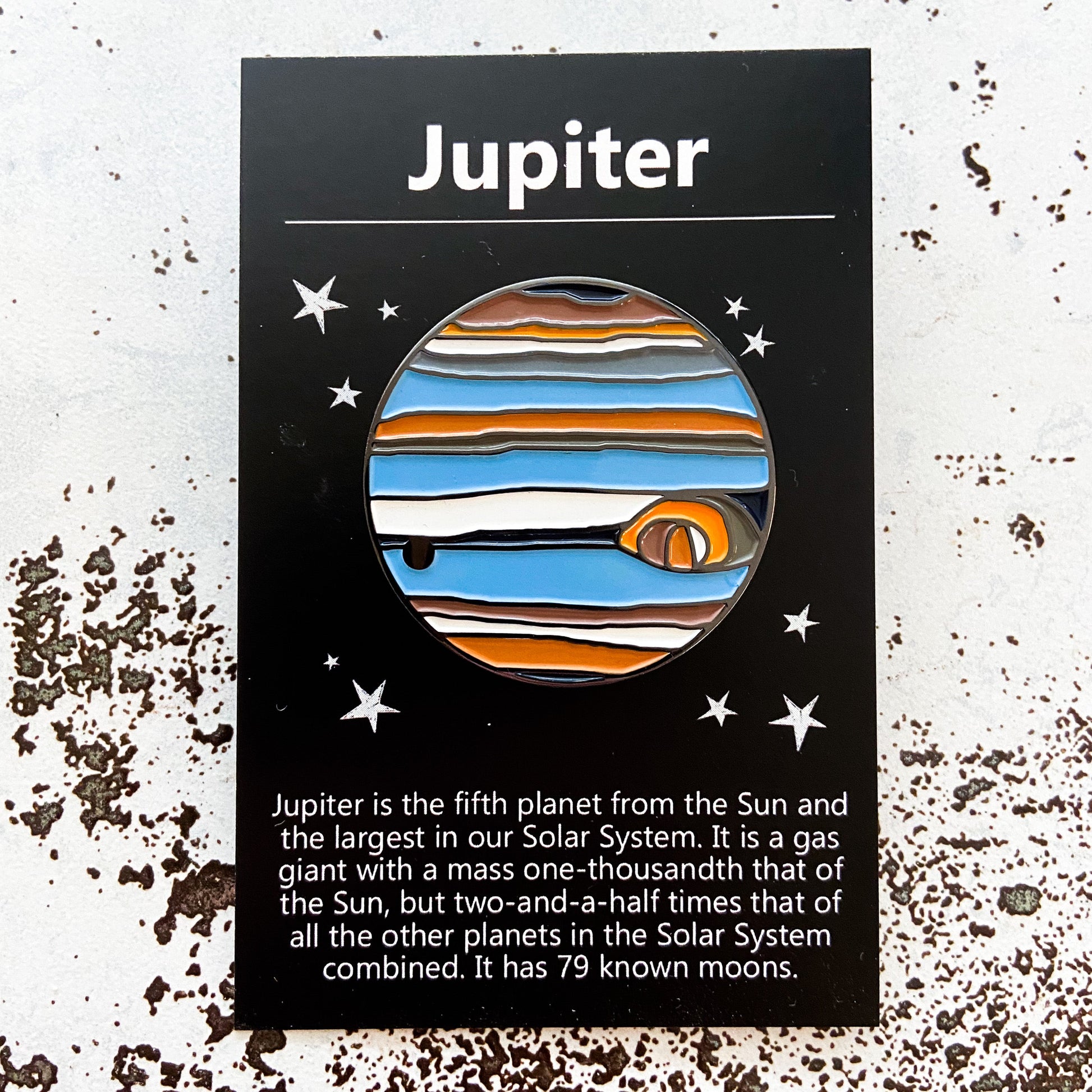 Jupiter Enamel Pin