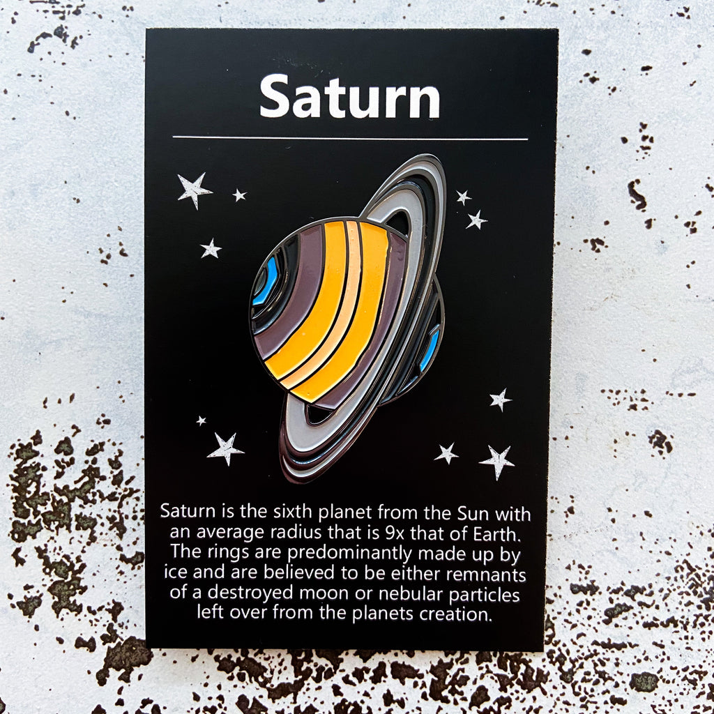 Saturn Enamel Pin