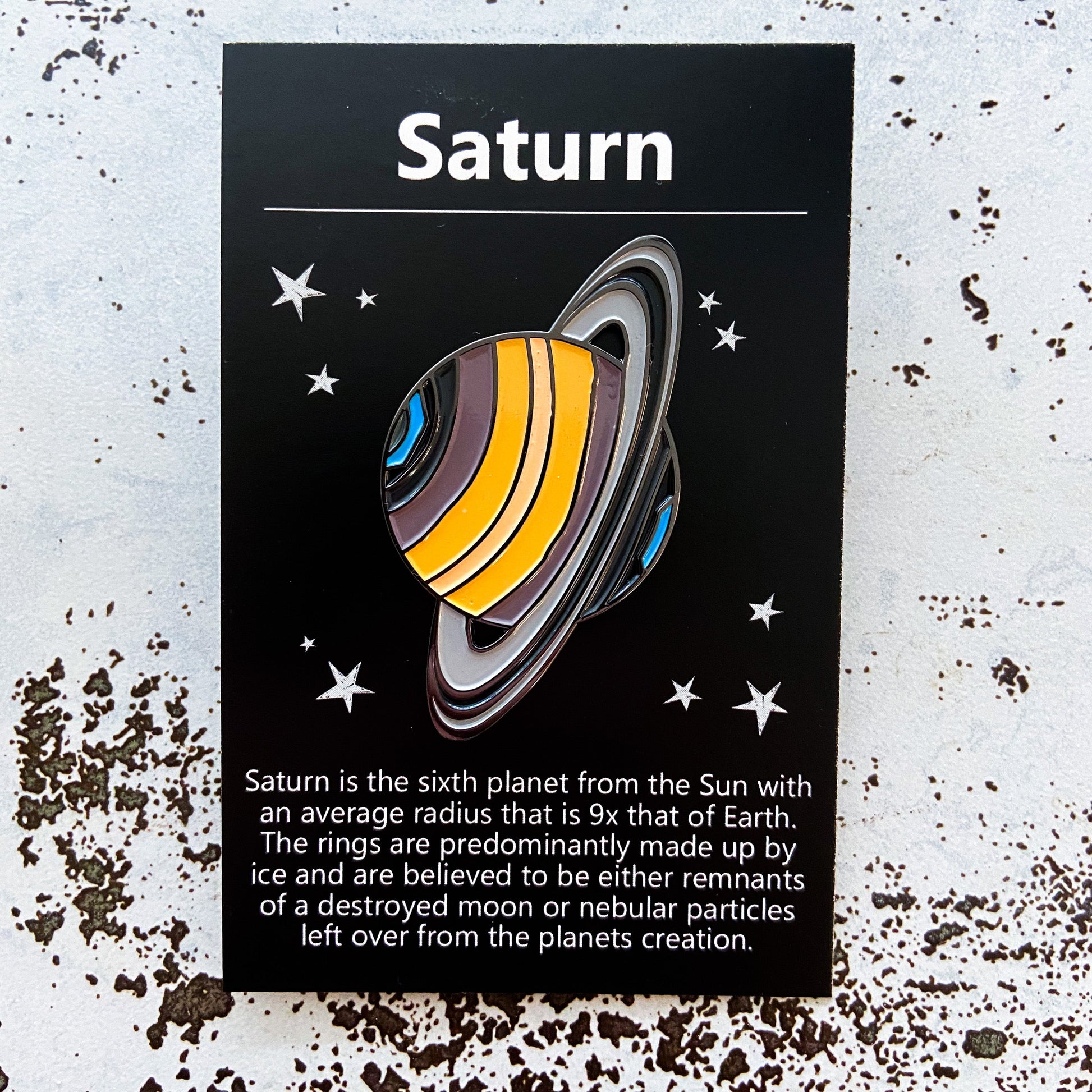 Saturn Enamel Pin