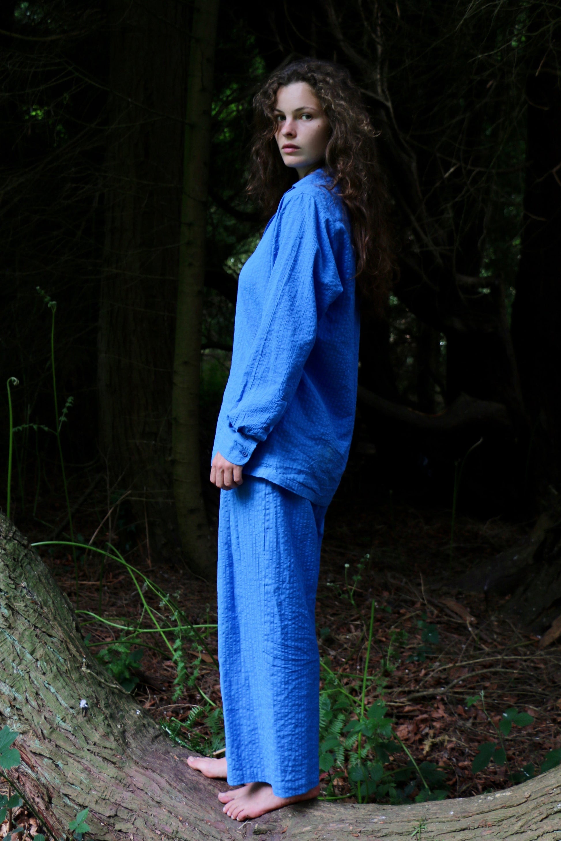 Unisex Calm Oversized Pyjamas in Blue