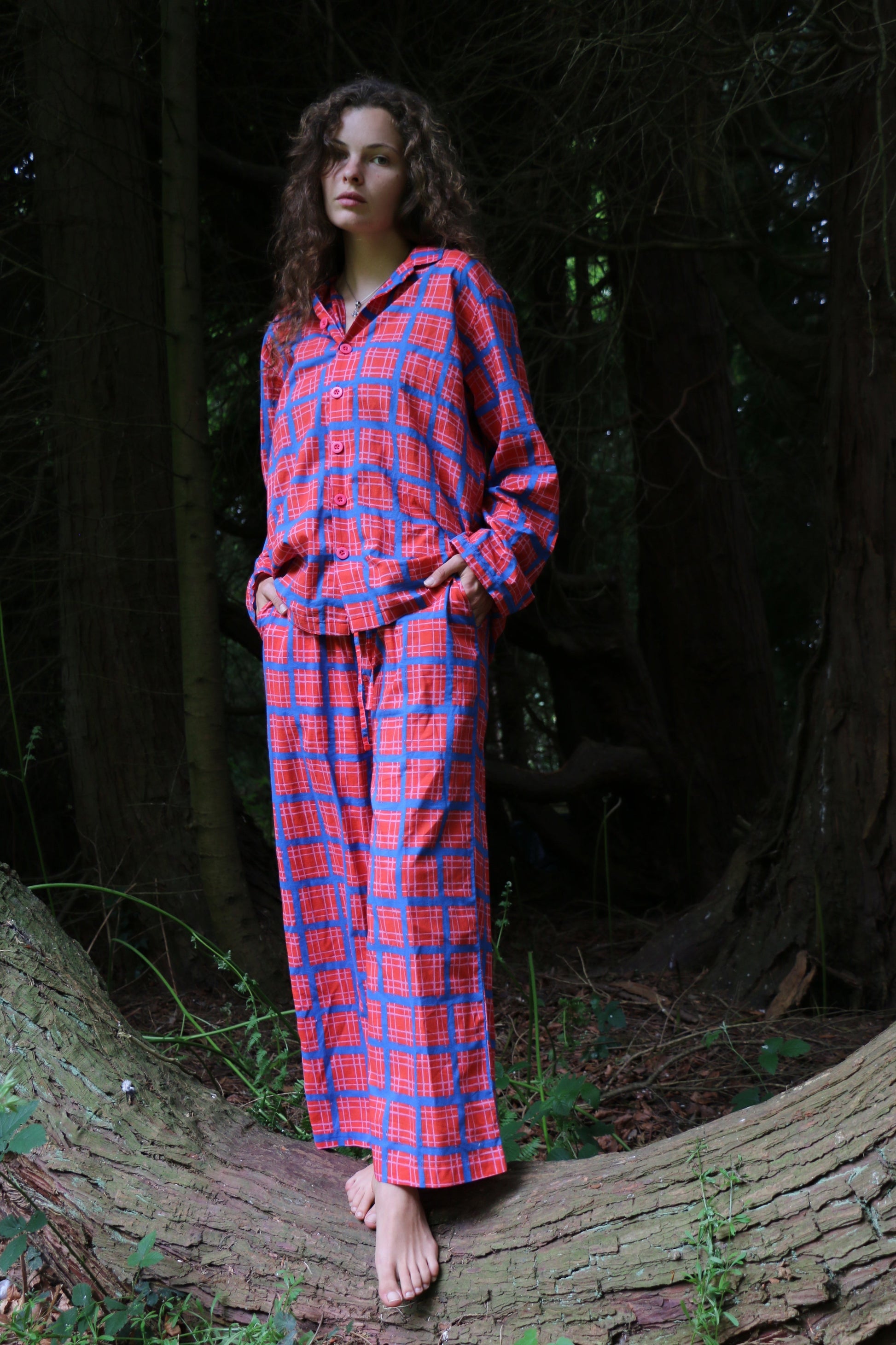 Can Vibe Jumbo Pyjamas in Red