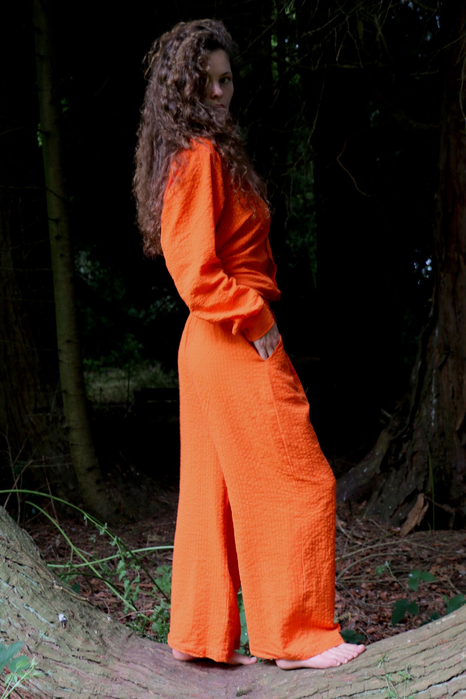 Can Calm Oversized Pyjamas in Orange
