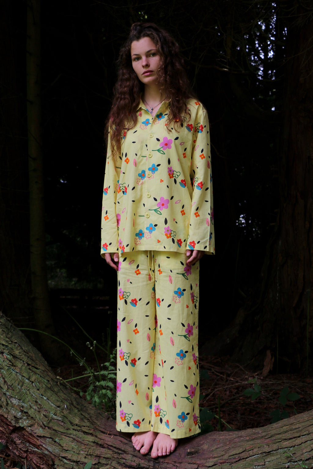 Yellow Can Confetti Pyjama Set