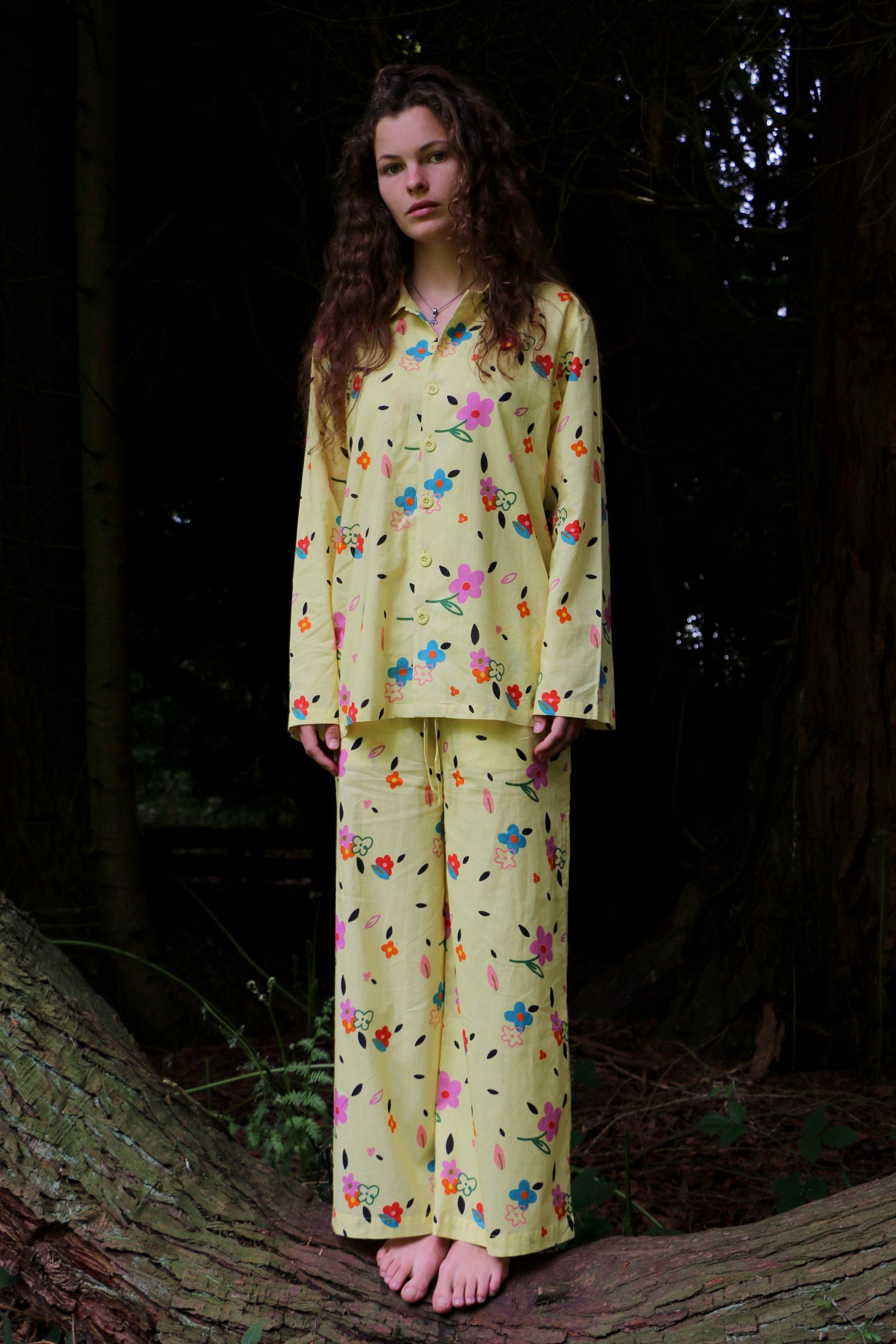 Yellow Can Confetti Pyjama Set