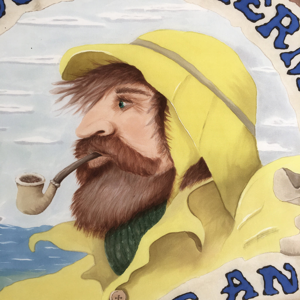 "Save Our Fishermen" - Painting on Silk - $2175