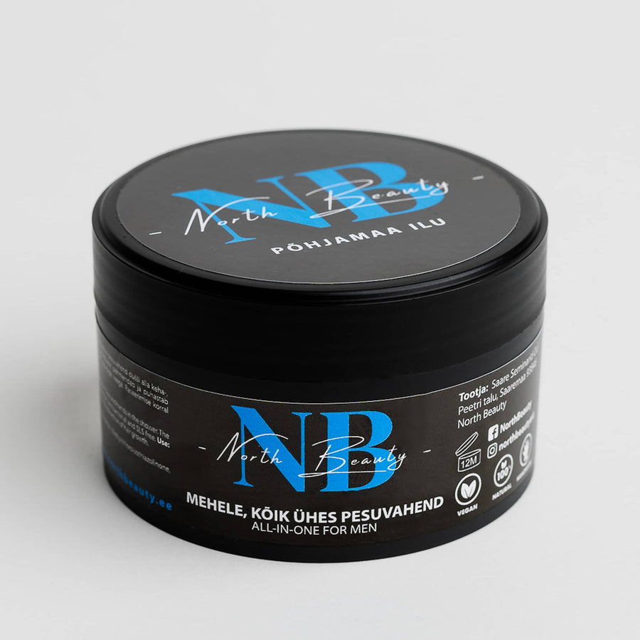 North Beauty All-in-One Men's Shower & Shaving Care by North Beauty at www.brixbailey.com