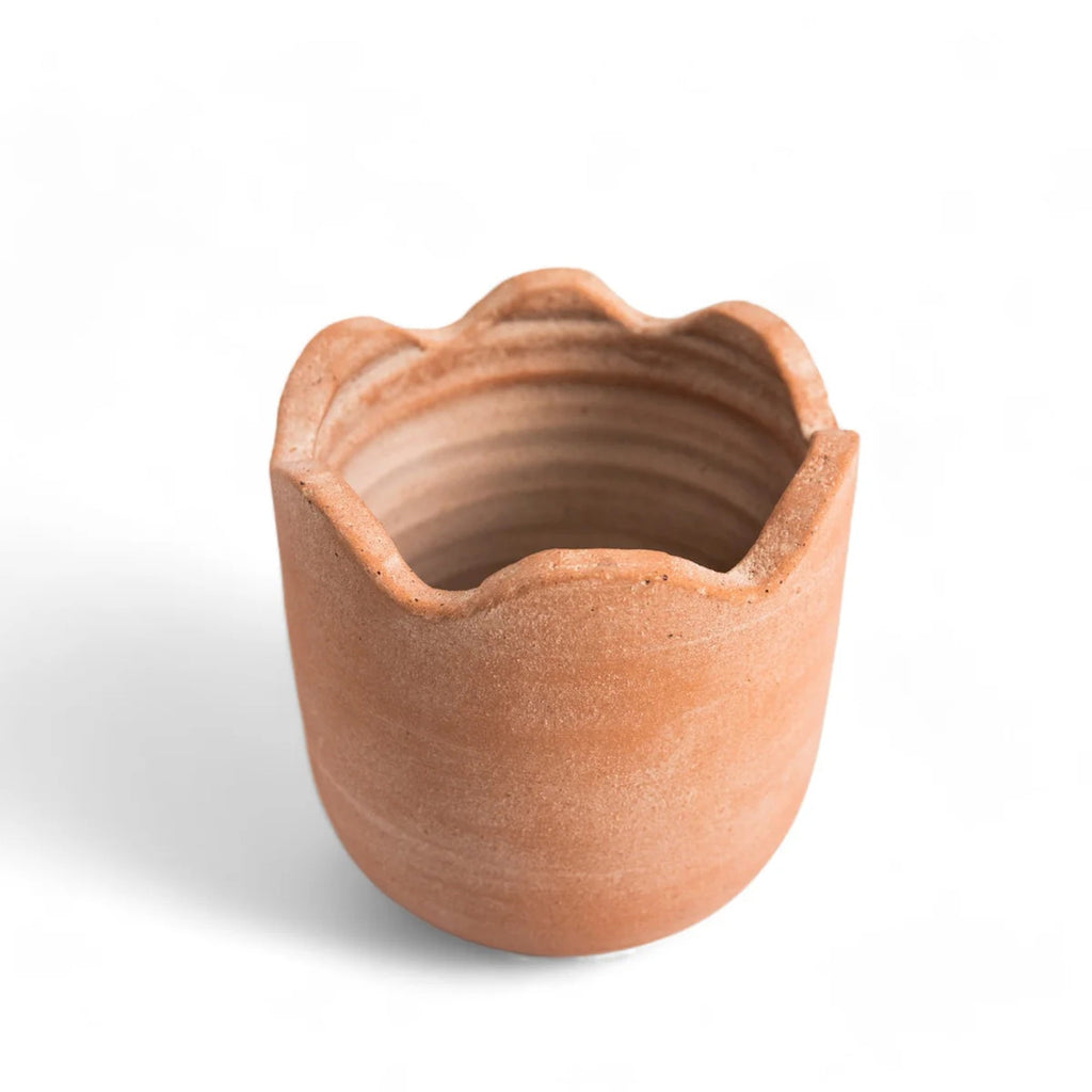 Wavy Terracotta Planter Medium