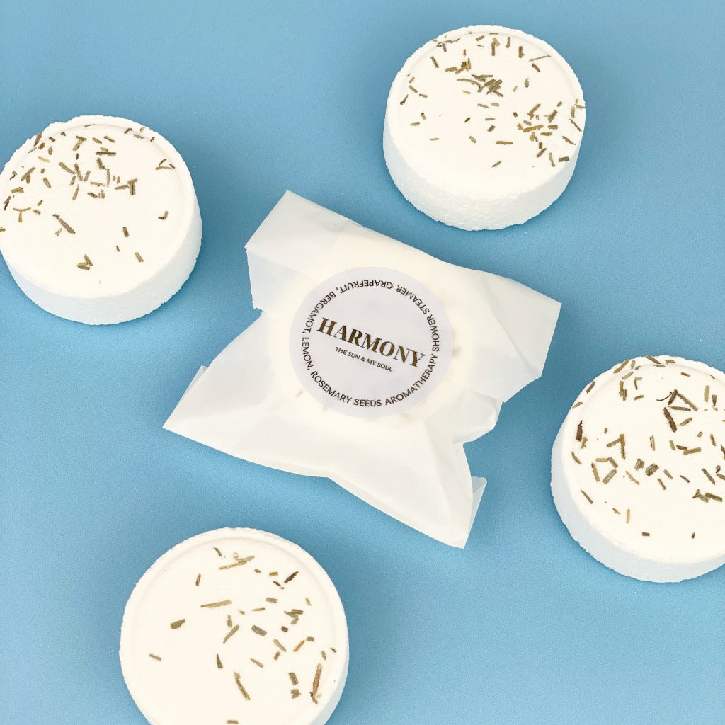 Harmony Aromatherapy Shower Steamer Grapefruit Bergamot Rosemary