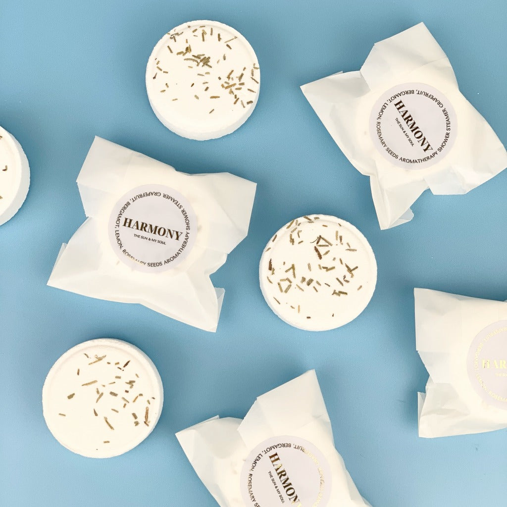 Harmony Aromatherapy Shower Steamer Grapefruit Bergamot Rosemary