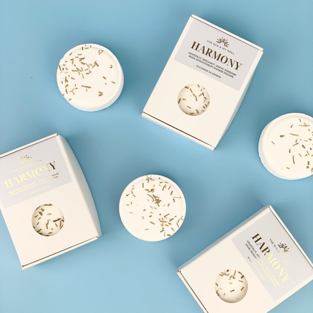 Aromatherapy Shower Steamer with Grapefruit, Bergamot and Rosemary