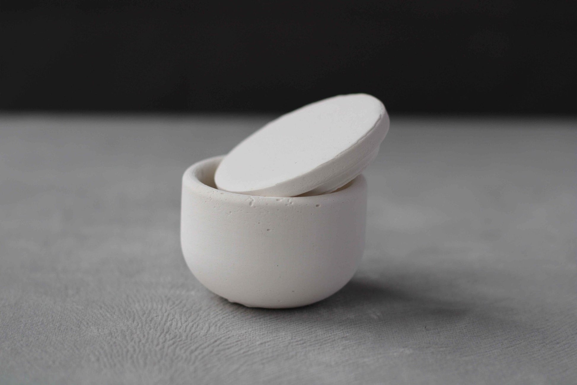 White Concrete Jewellery and Tealight Holder