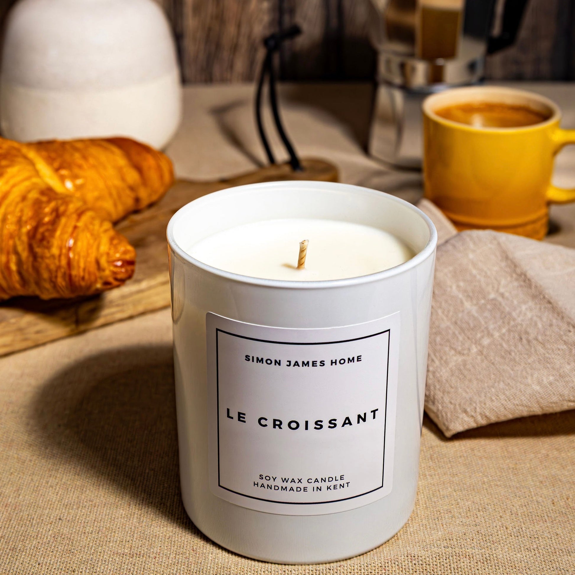Le Croissant Handmade Soy Wax Candle - The Ultimate Croissant Candle