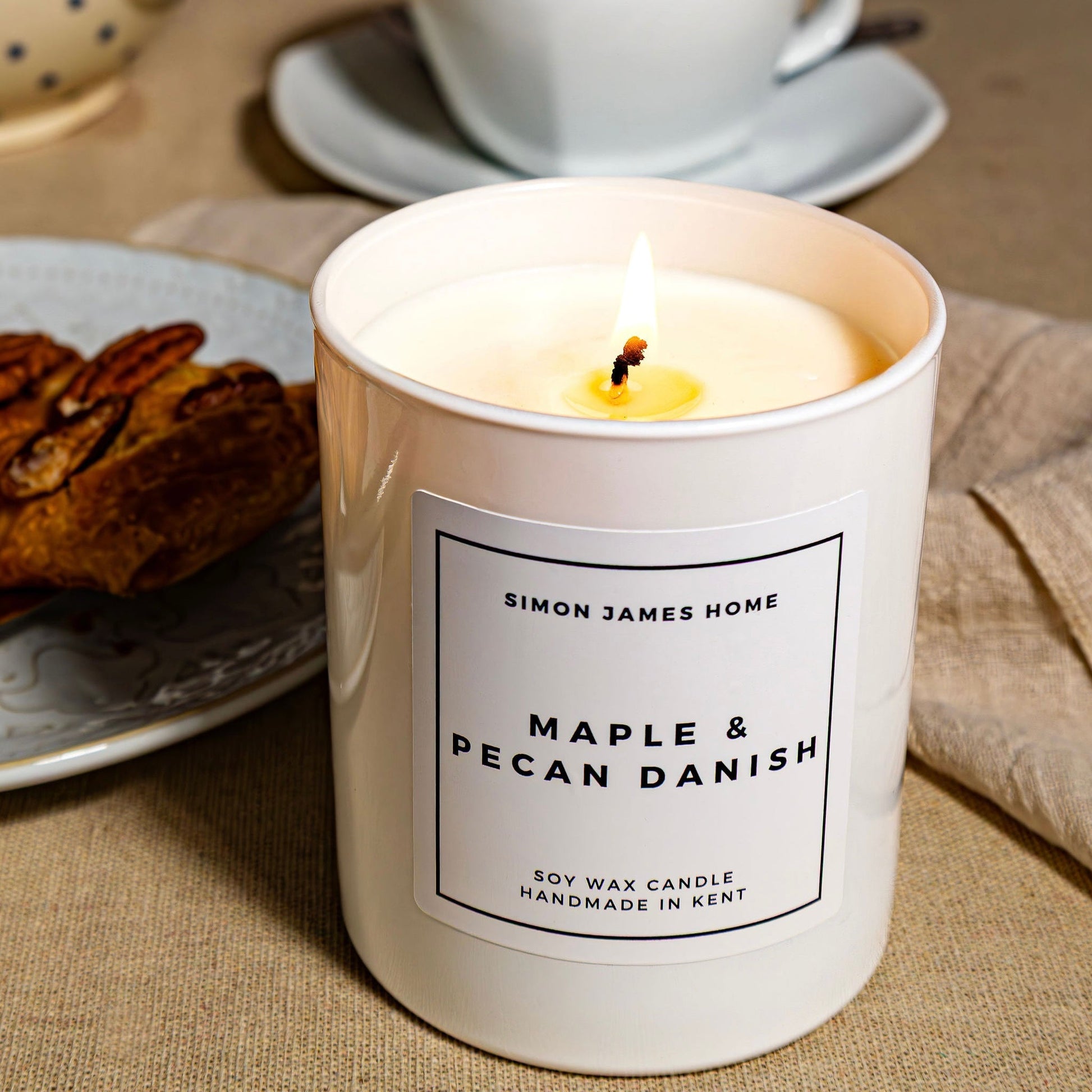 Maple & Pecan Danish Handmade Soy Wax Candle