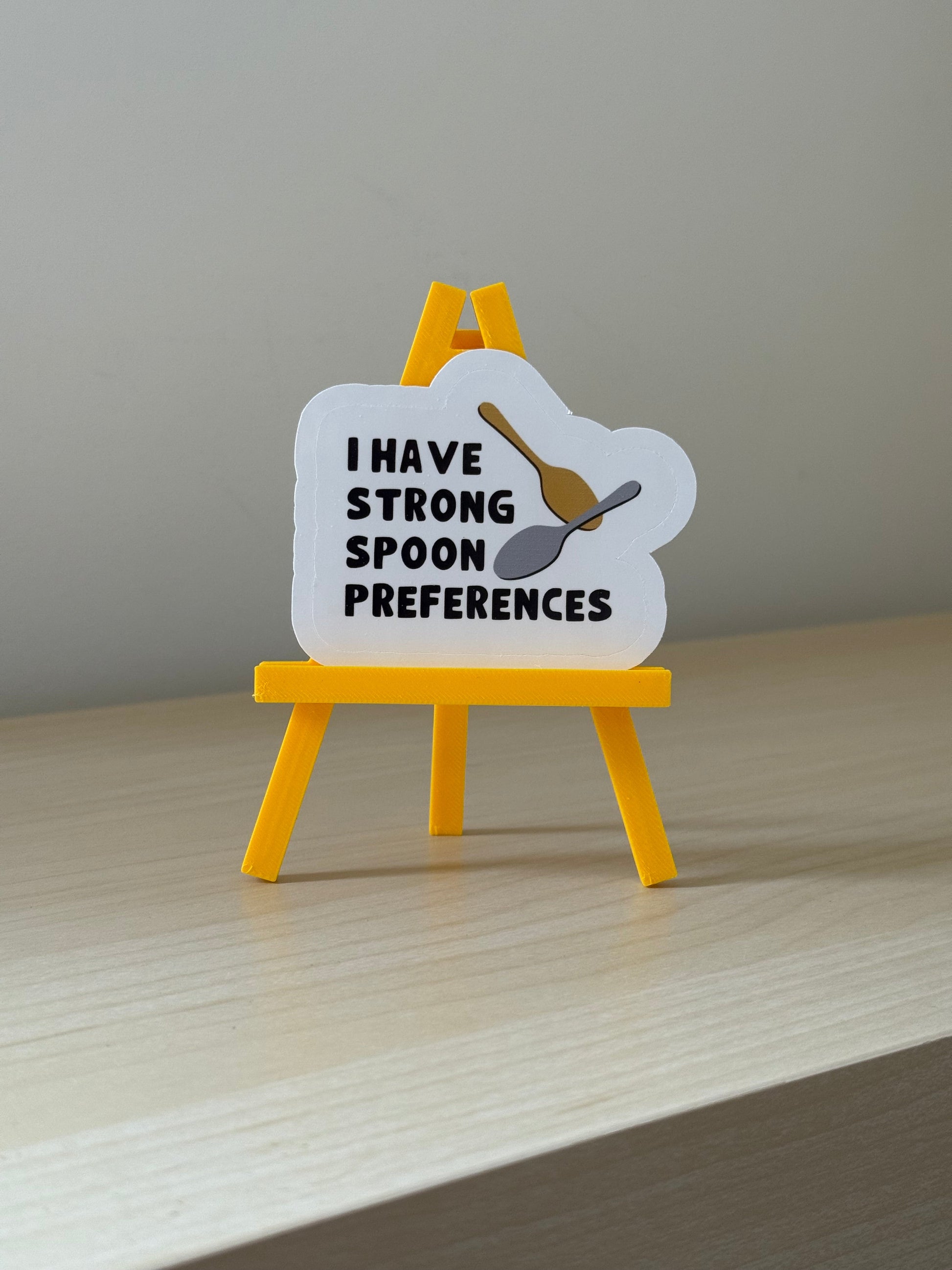 Strong Spoon Preferences Sticker