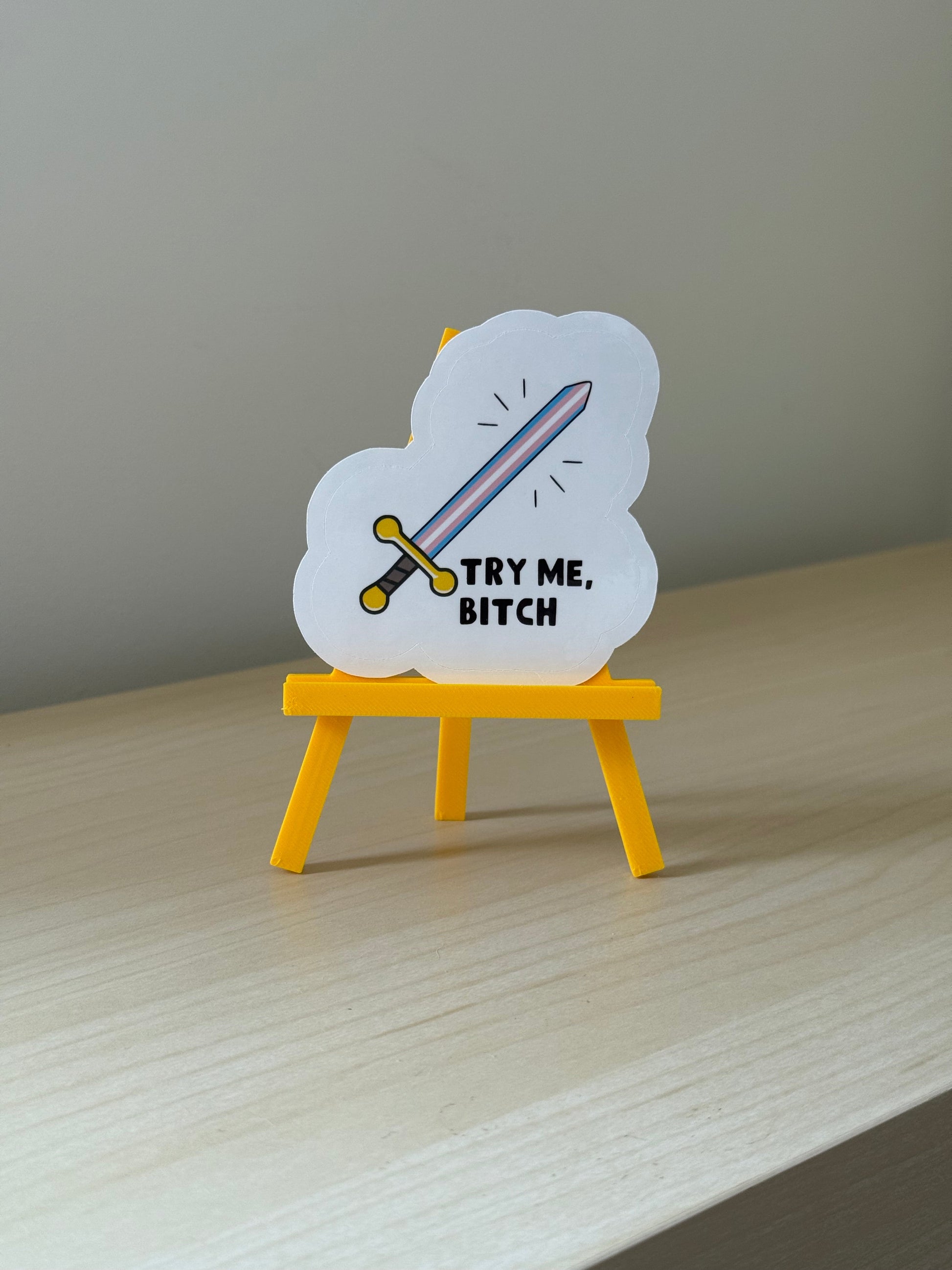 Pride Sword Vinyl Sticker