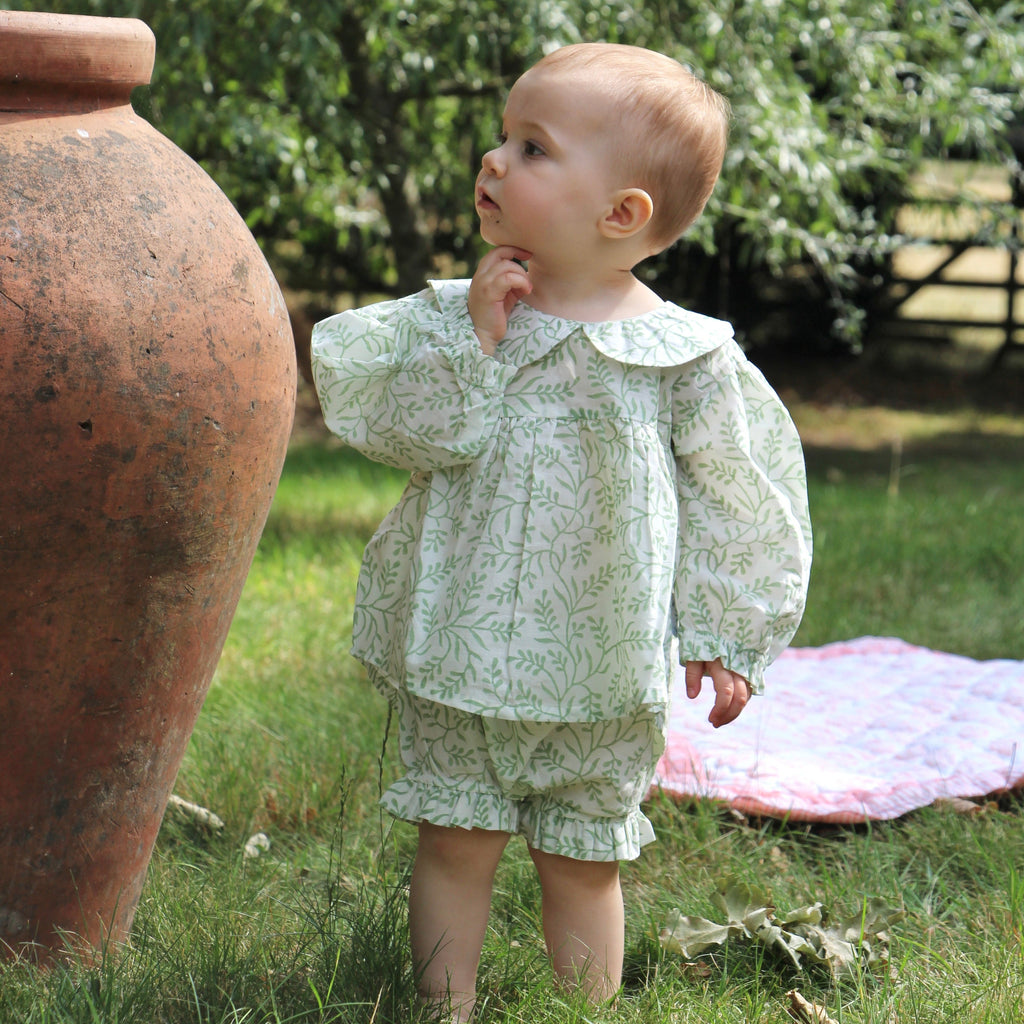 Georgia Blouse and Bloomer Set