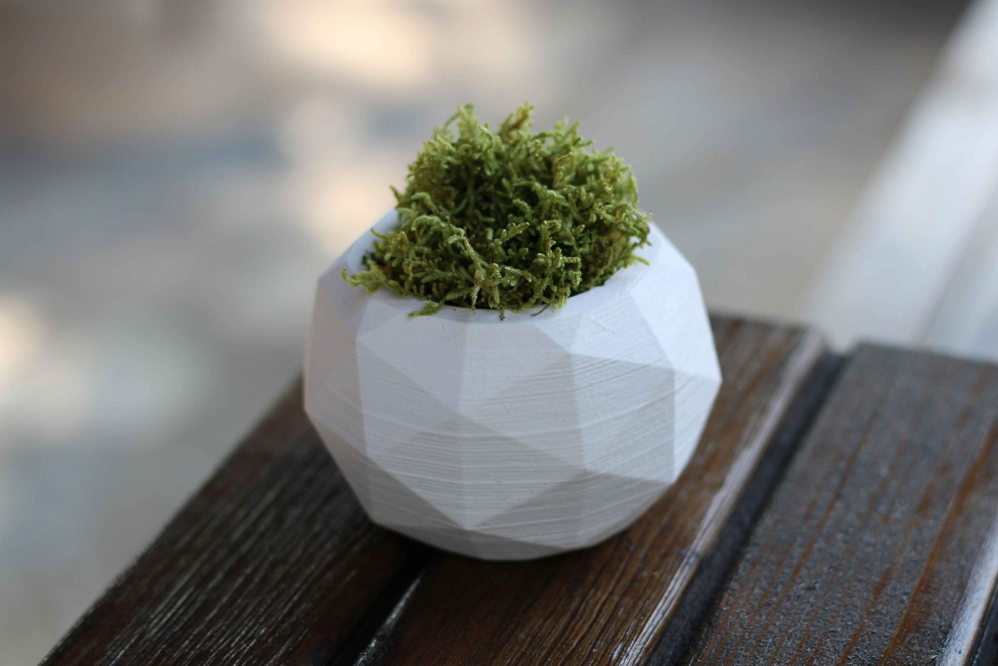 Concrete Diagonal Pot