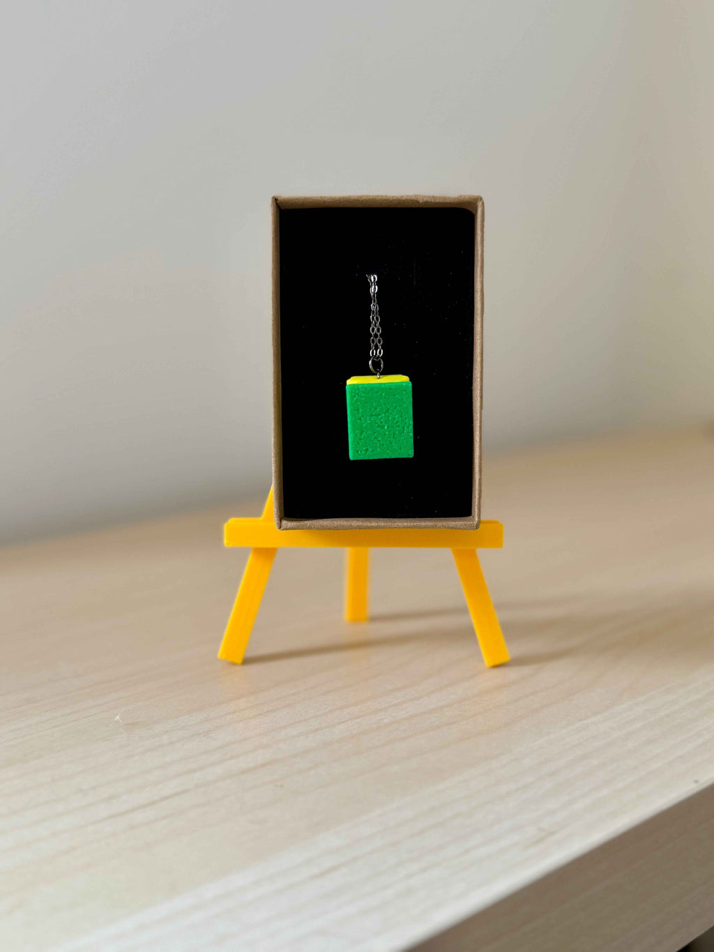 Sponge Necklace in Stainless Steel