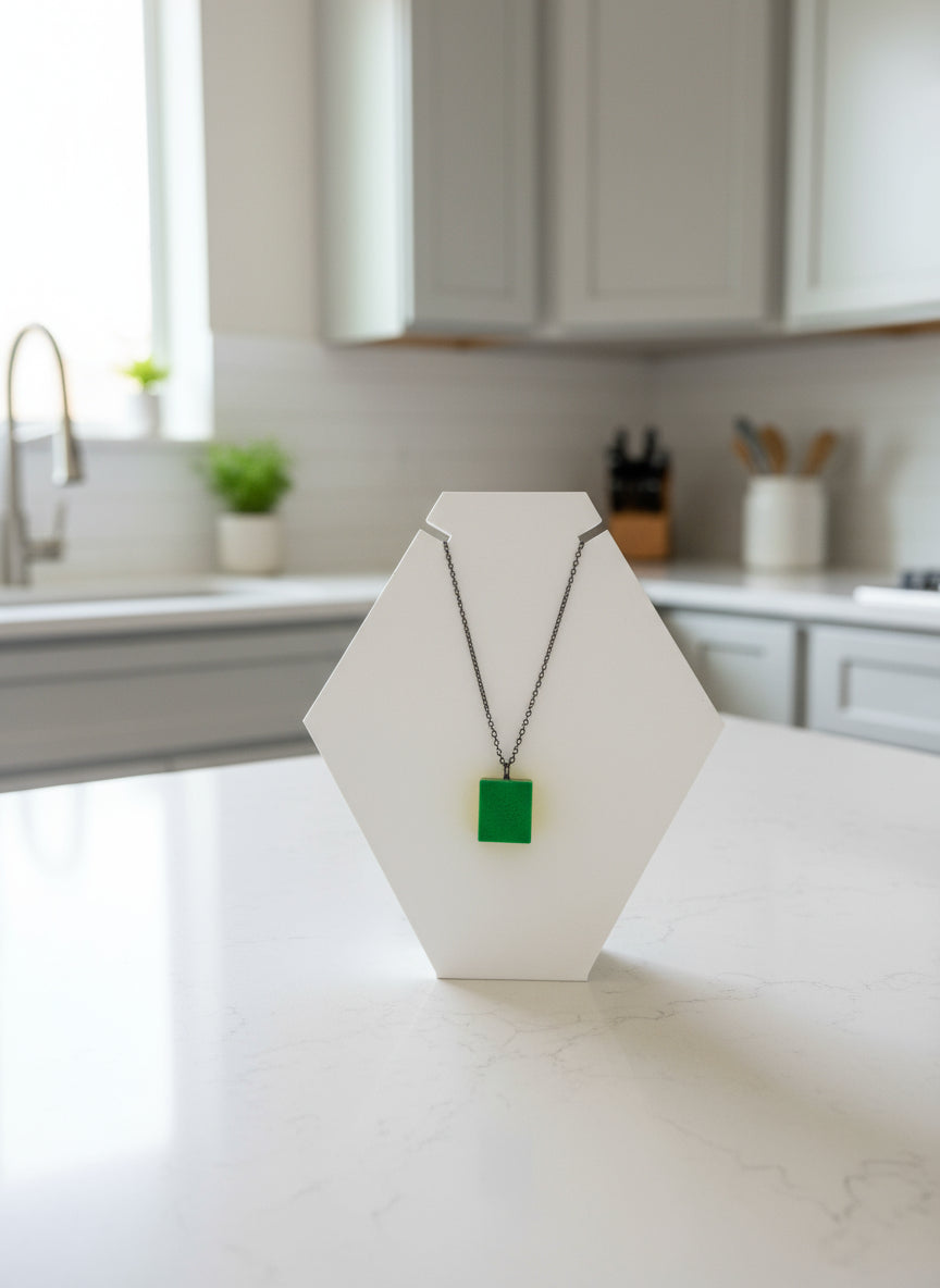 Sponge Necklace in Stainless Steel