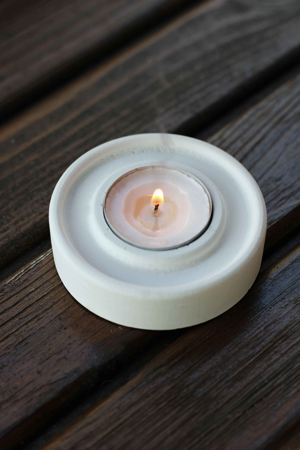 Concrete Single Tealight Holder