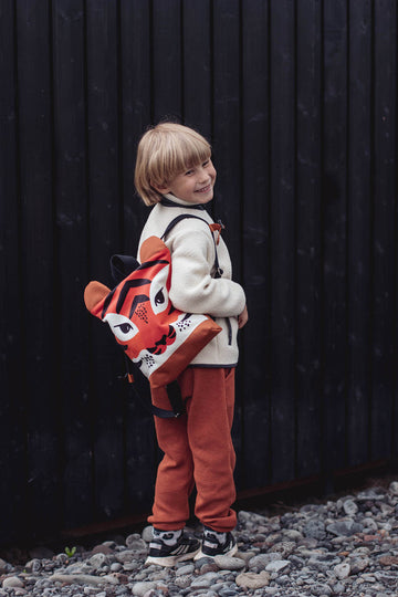 TIGER Kids Backpack – Durable & Comfy Mini Adventure Gear by Muni at www.brixbailey.com