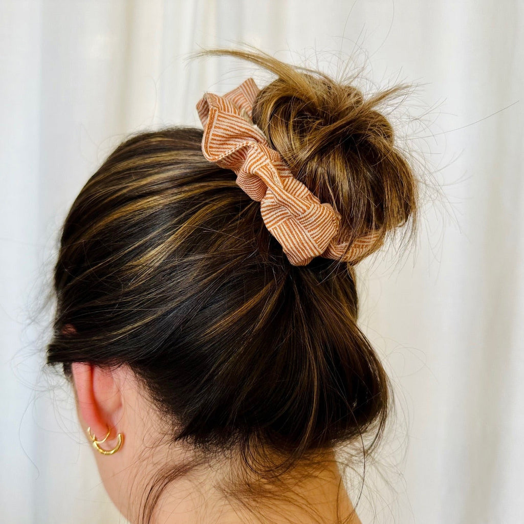 Hair Scrunchie Copper Fields