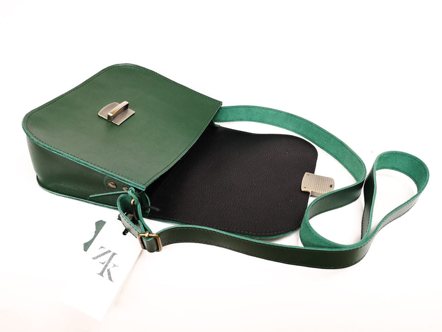 Classic Cut Leather Saddle Bag – Vintage Charm & Modern Practicality by Zelma Kraft at brixbailey.com