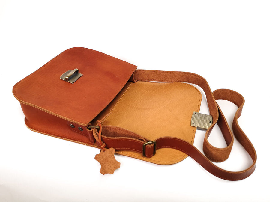 Zelma Kraft Classic Saddle Bag – Vintage Style & Modern Functionality by Zelma Kraft at brixbailey.com