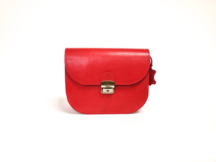 Zelma Kraft Classic Saddle Bag – Timeless & Versatile Leather by Zelma Kraft at brixbailey.com