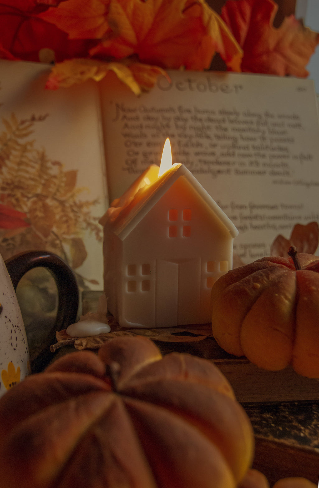 Gingerbread House Candles - Trio