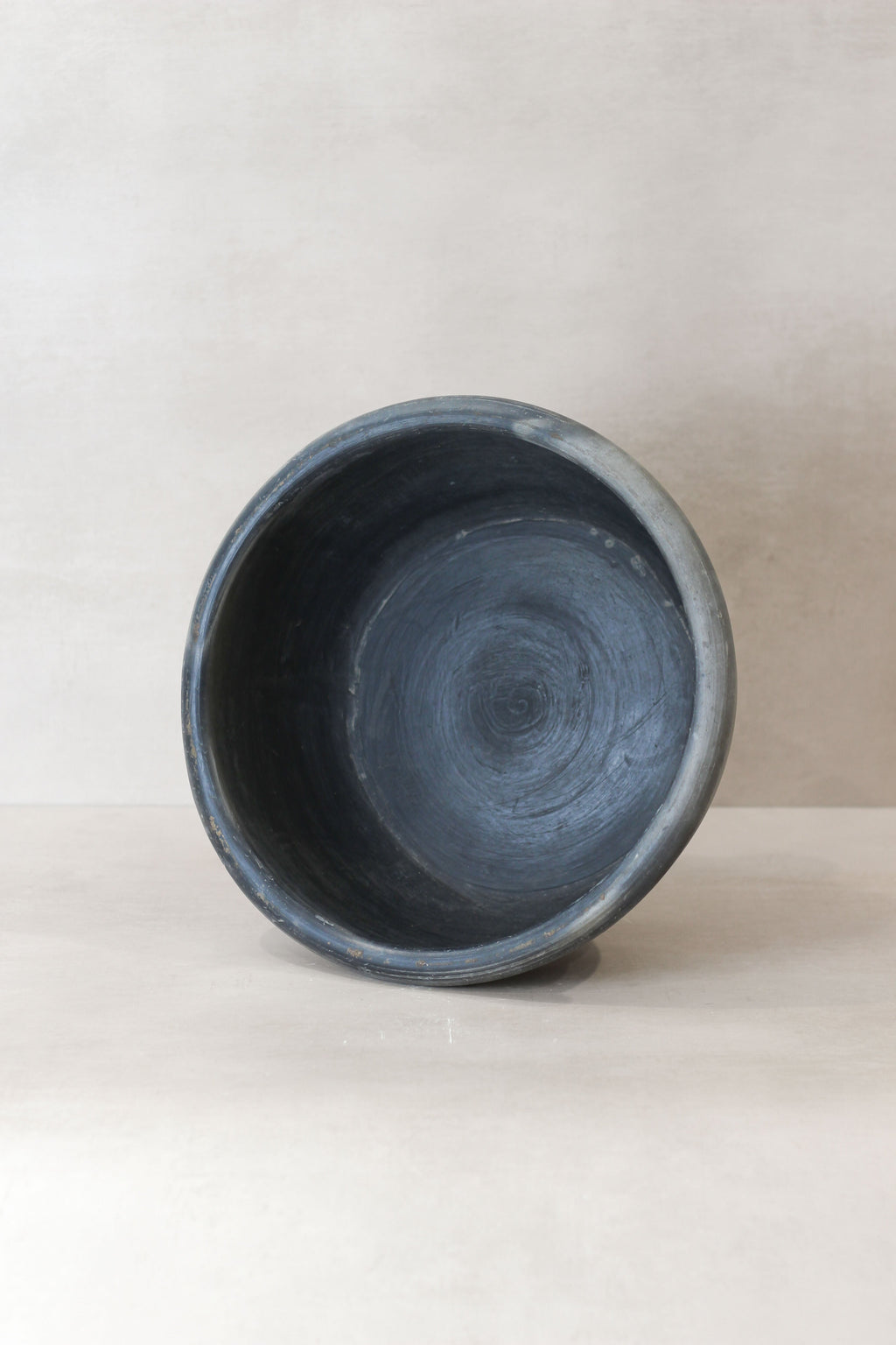 Wabi Sabi Antique Matt Grey Terracotta Bowl - OGB 01