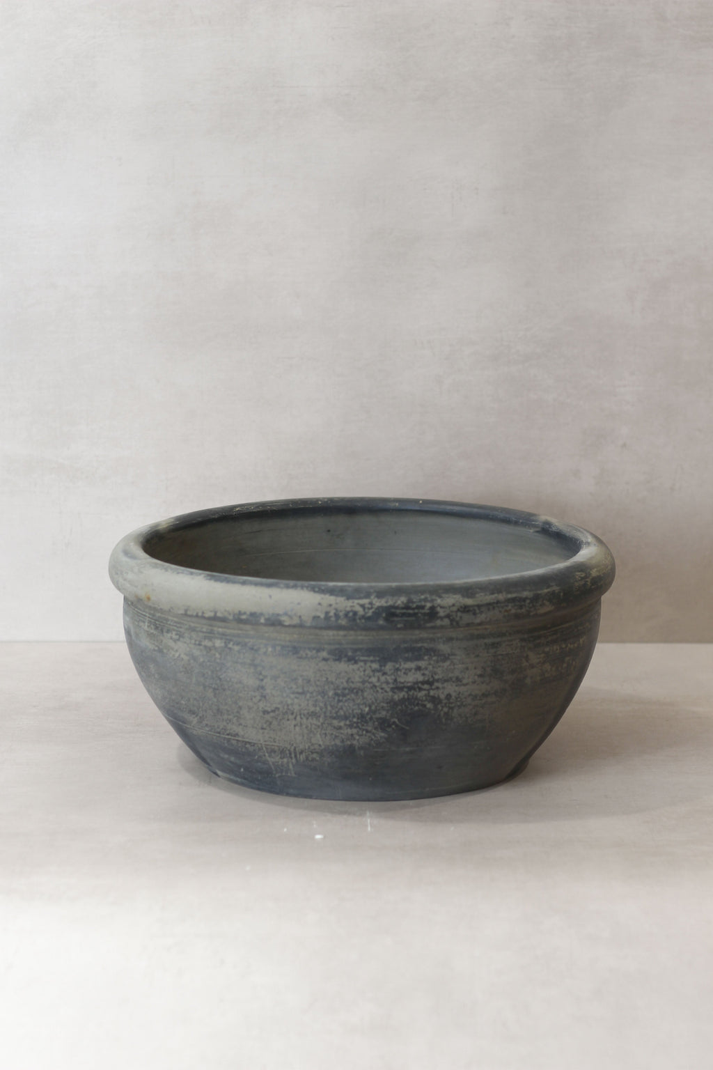 Wabi Sabi Antique Matt Grey Terracotta Bowl - OGB 02