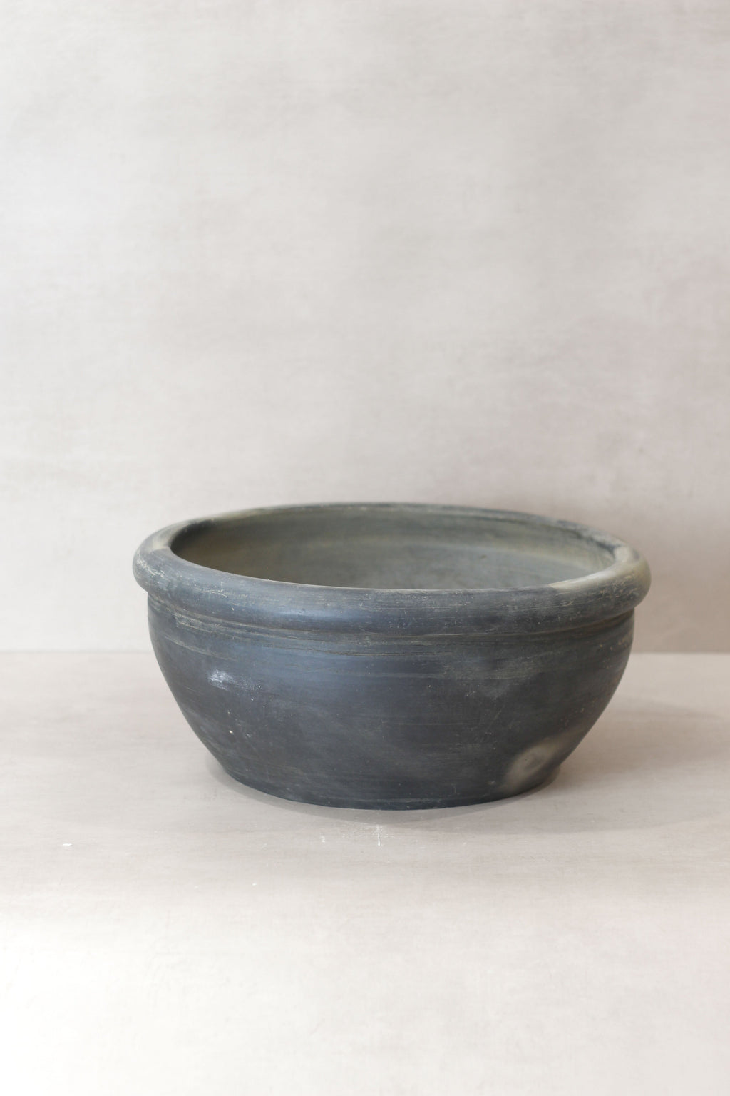Wabi Sabi Antique Matt Grey Terracotta Bowl - OGB 02