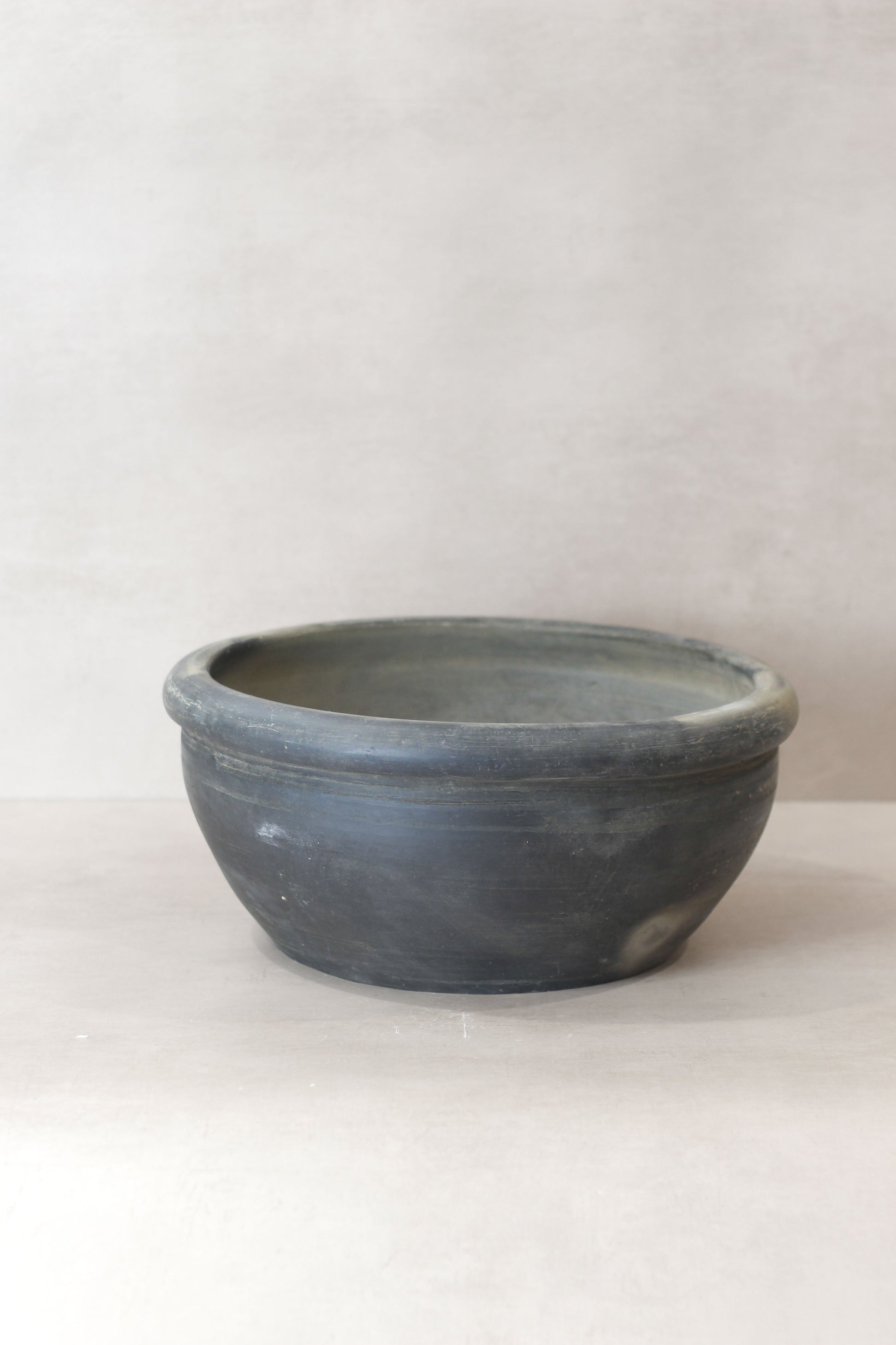 Wabi Sabi Antique Matt Grey Terracotta Bowl - OGB 02