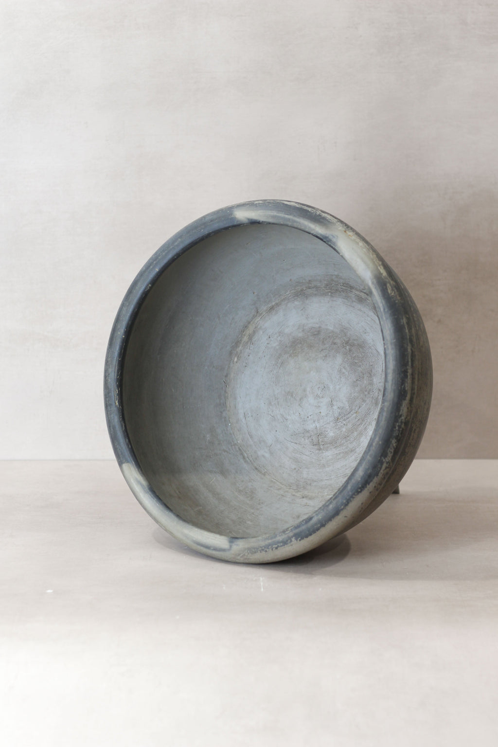 Wabi Sabi Antique Matt Grey Terracotta Bowl - OGB 02