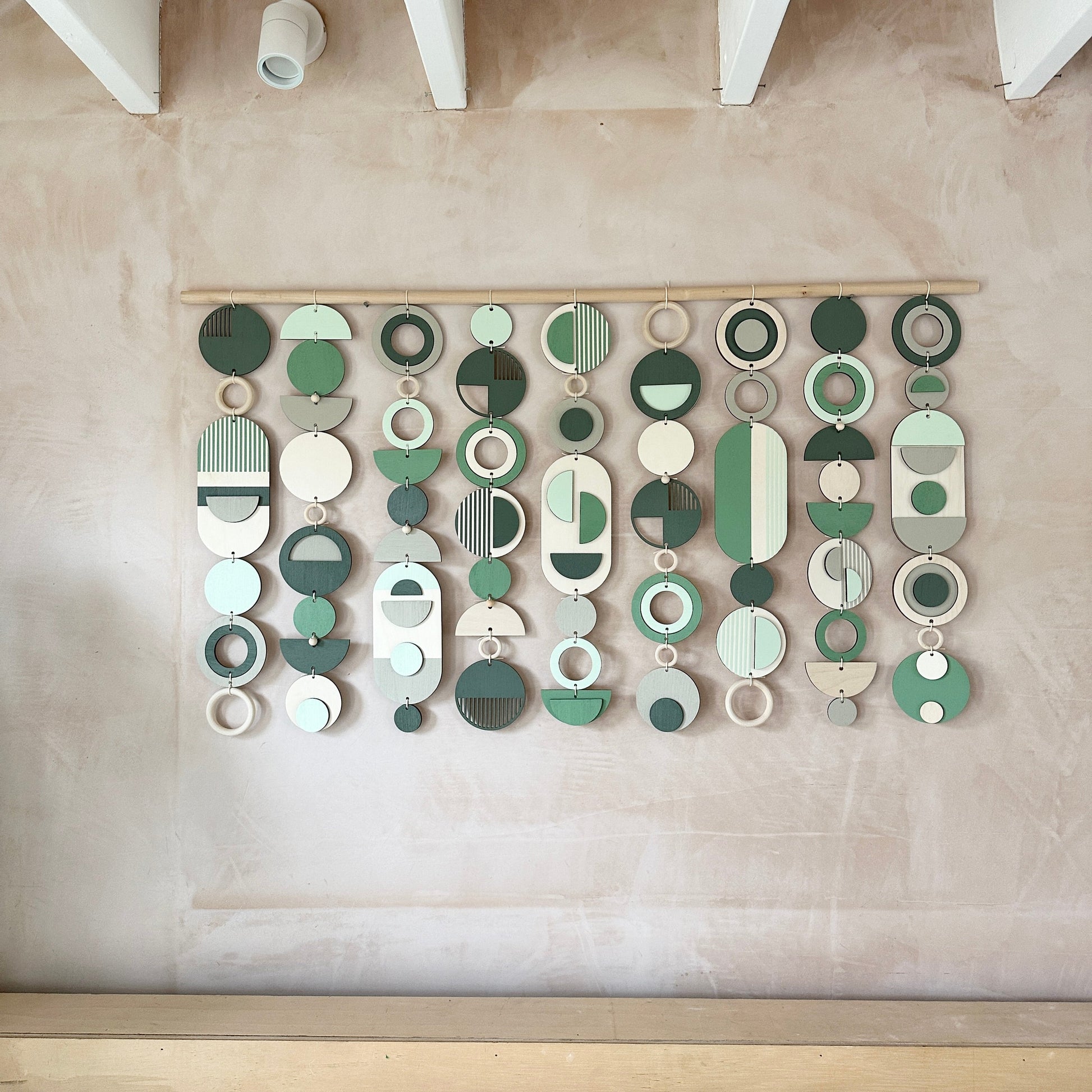 Green Wall Art - Home Decor - Modern Wall Art  - Large Centre Piece Art - Wall Tapestry