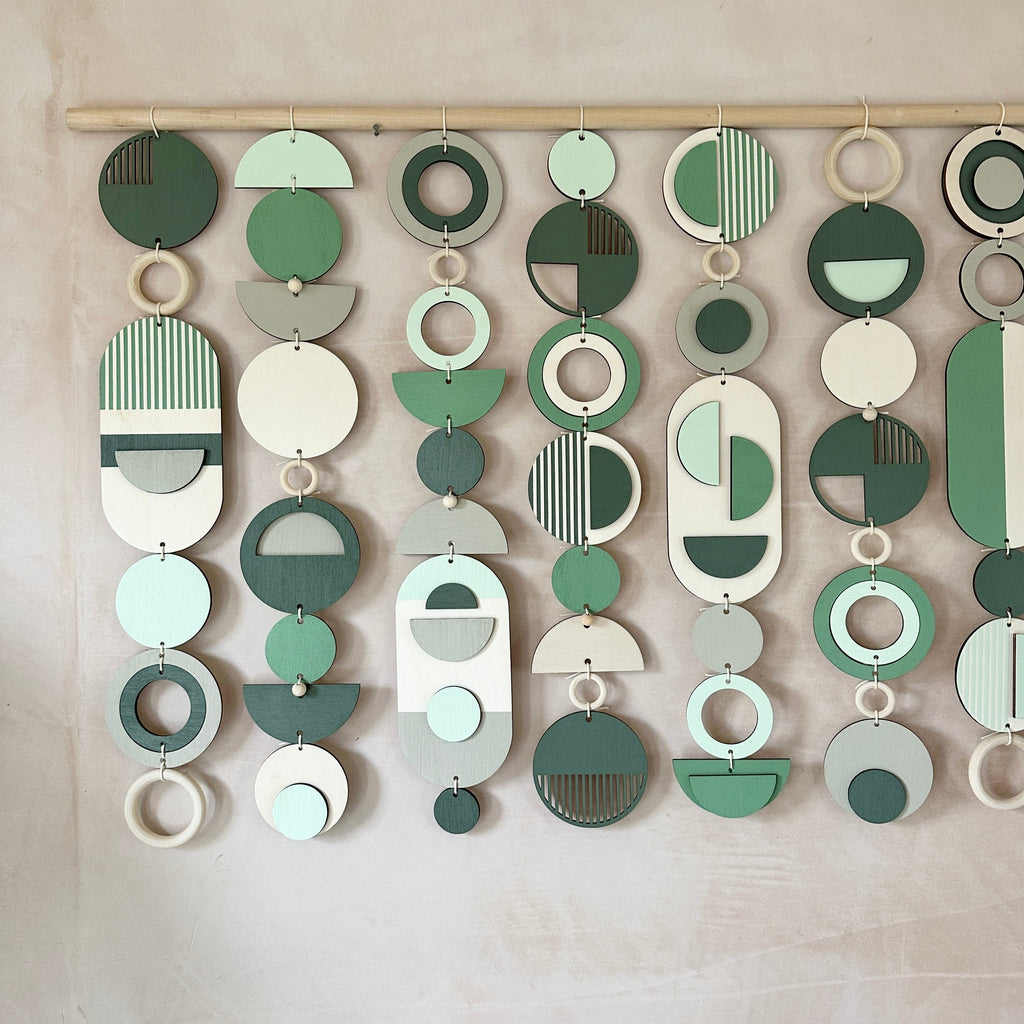 Green Wall Art - Home Decor - Modern Wall Art  - Large Centre Piece Art - Wall Tapestry