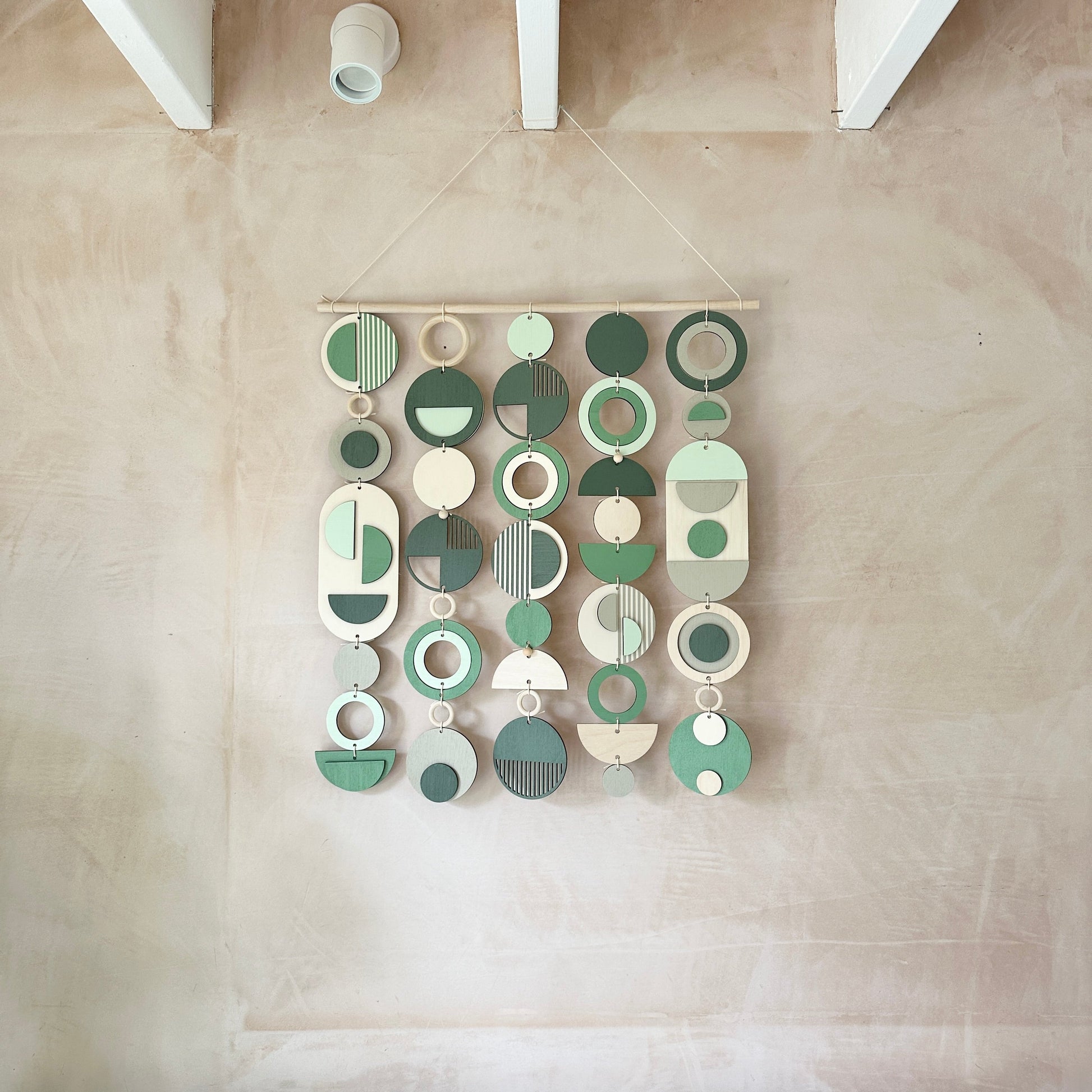 Green Wall Art - Home Decor - Modern Wall Art  - Large Centre Piece Art - Wall Tapestry